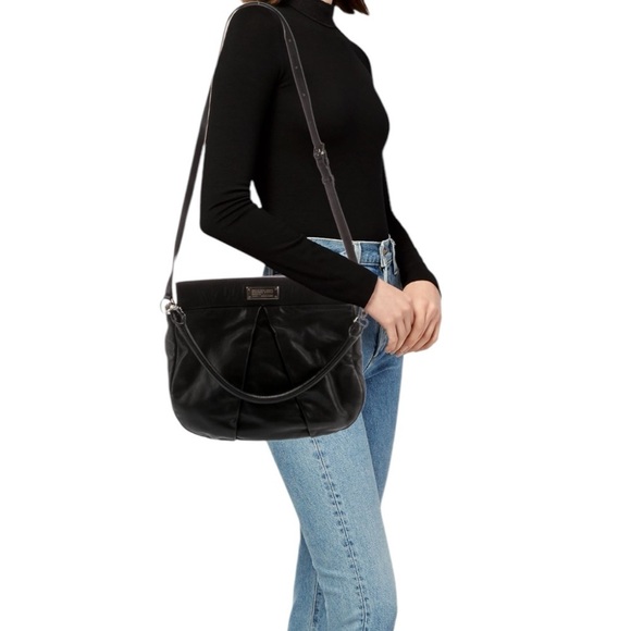 Marc by Marc Jacobs Black Leather Shoulder Bag Gold Hardware | Includes Dust Bag - Picture 14 of 14